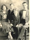 George with his first wife Pearl and their two sons
